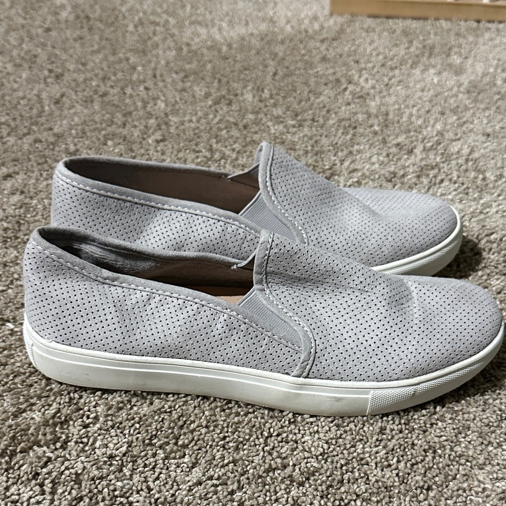 Gray Slip-On Women’s Shoes—Like New!